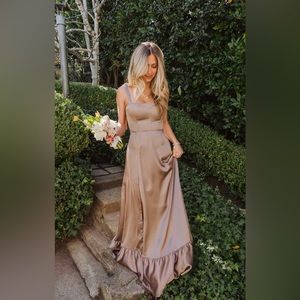 Show me your Mumu - Clarissa corset dress color Dune